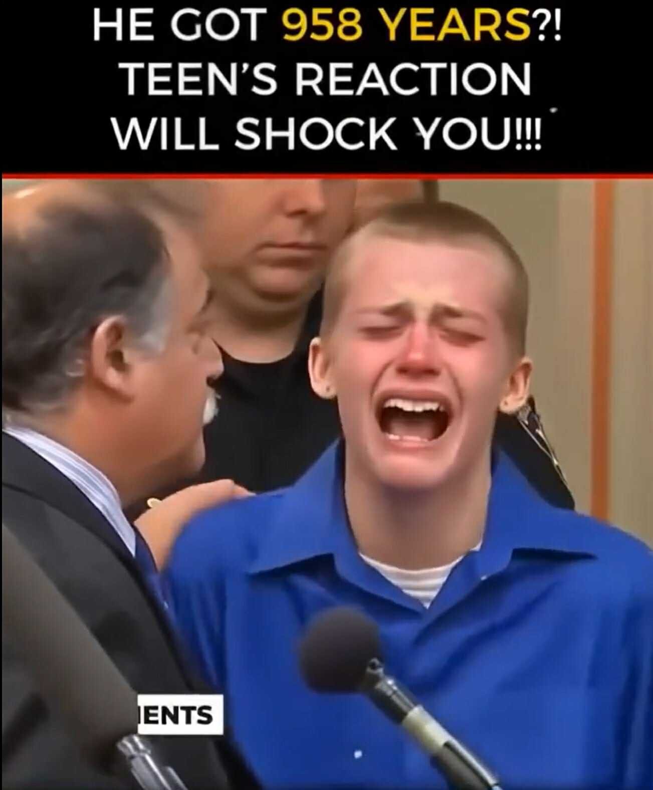 Teen Sentenced to Nearly 1,000 Years in Prison — Courtroom Gasps ...